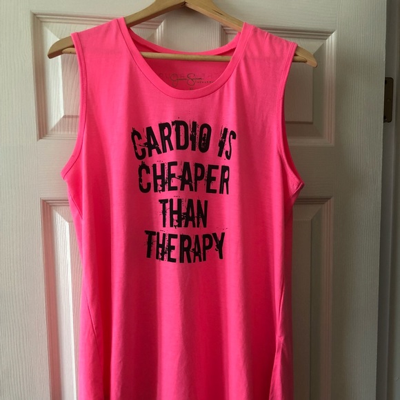 Jessica Simpson Other - Jessica Simpson Cardio Therapy Graphic Tank